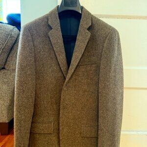 J. Crew Ludlow Slim Tweed Coat - 40R - Brown